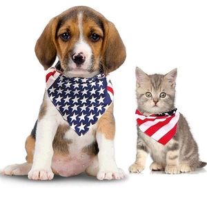 American Flag Pet Bandanas NWT